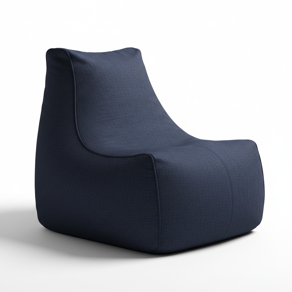 Navy blue premium GT Ventures bean bag