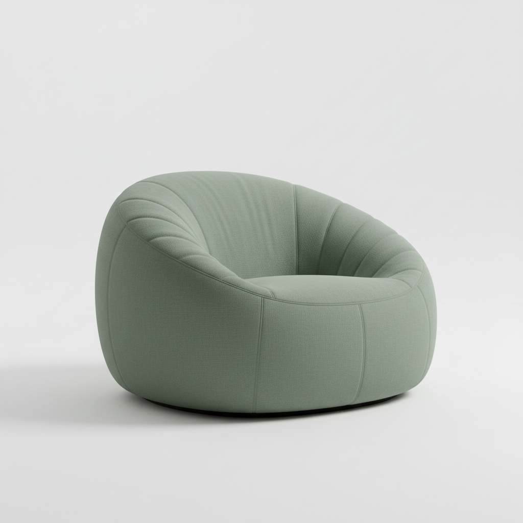 Sage green GT Ventures bean bag chair